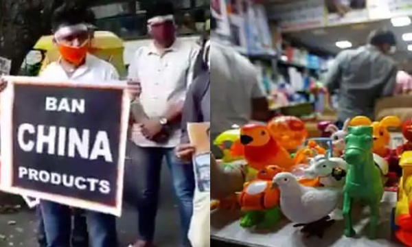 majority indians boycott  made in china 