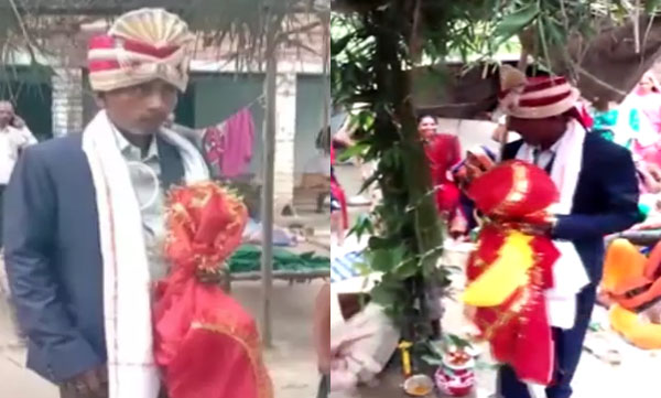 Mentally challenged man married mannequin 