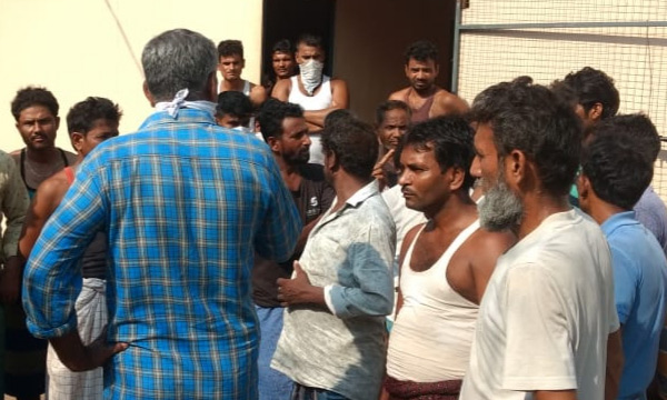 guest workers in Kerala borrow money to fly home