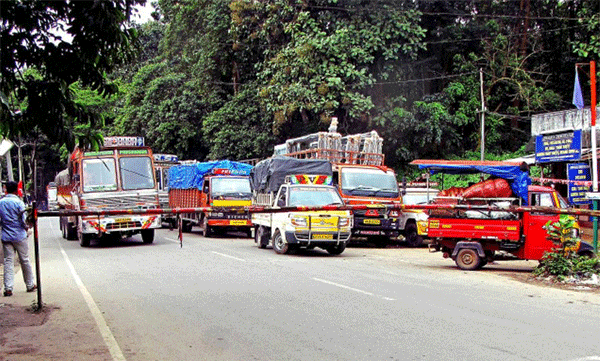 checkpost , checking is not proper