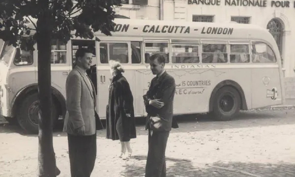 Journey from London to Calcutta: Black and white photo of 1957 bus service makes netizens curious