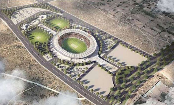 third largest cricket stadium india
