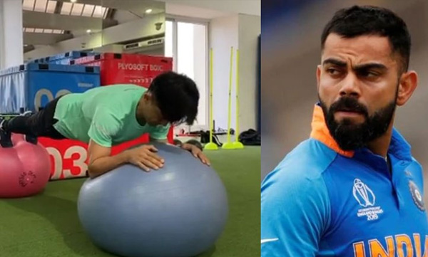 sunil chetri challenges virat kholi for a work out 