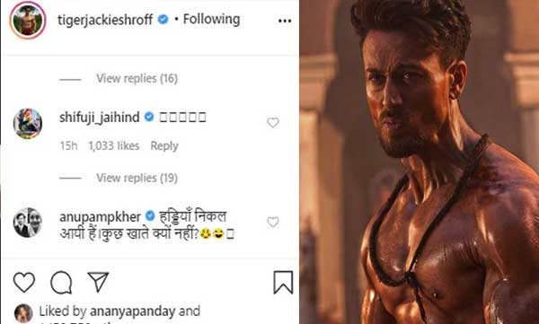 anupam kher about tiger shroff