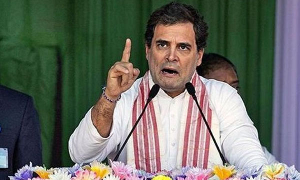 rahul questioned center over covid spread 