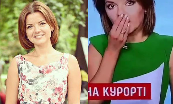 news anchors tooth falls out