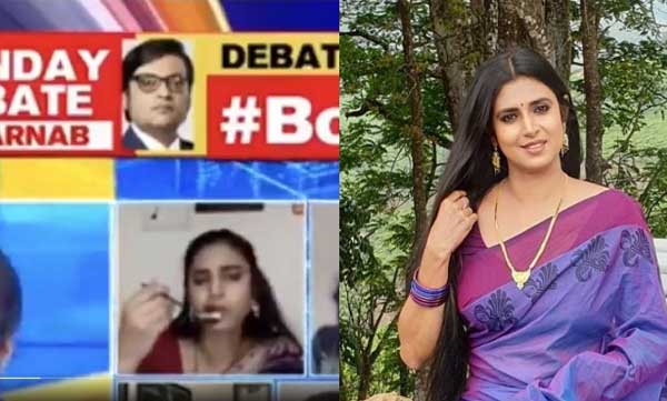 ksthuri shankar eat food in tv show