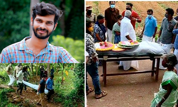 anujith save eight people after death funeral