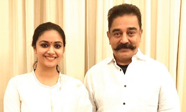 actress keerthy suresh to team up with kamal hassan and gautham menon for vettaiyadu vilayadu sequel