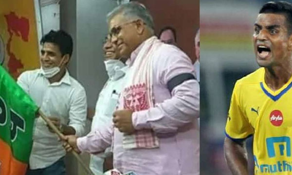 former footballer quits politics within 24 hours of joining bjp