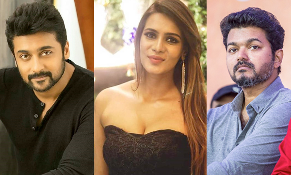 Meera Mithun against Suriya and Vijay, Cyber attack, allegation