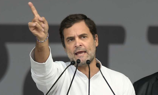 rahul gandhi against central government 