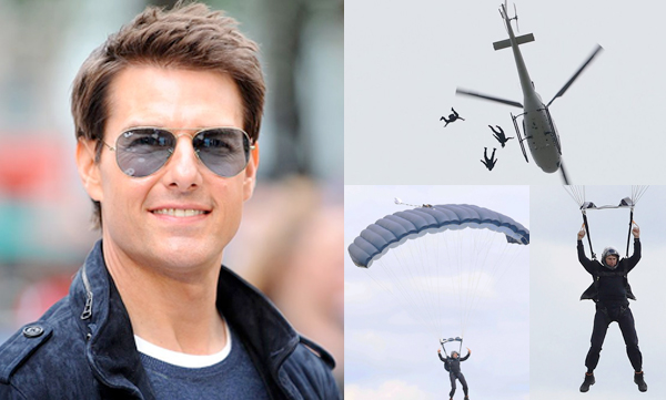 tom cruise performed sky diving from 10000 ft for mission impossible 