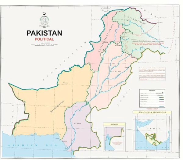 pakistan release new map including indian places