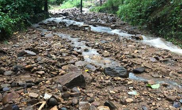 Land slide at poonjar