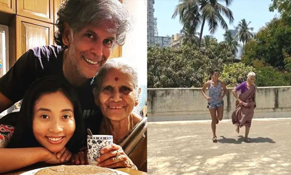miland soman mother in law viral video 