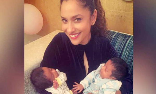 Ankita Lokhande with new born twin babies, Instagram photos, with boy friend Vicky Jain,