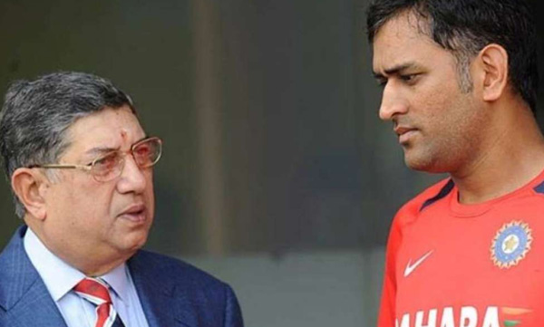 m srinivasan about ms dhoni 