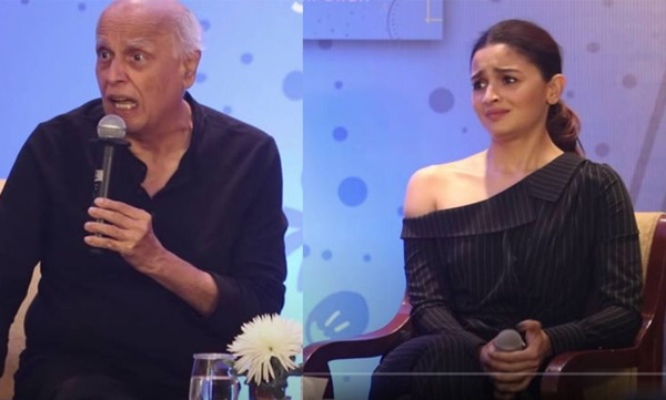 alia bhatt get scared while mahesh bhat getting angry on a chat show while answering question on depression 