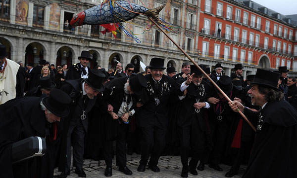 Burial of the Sardine" End of Carnival in MADRID