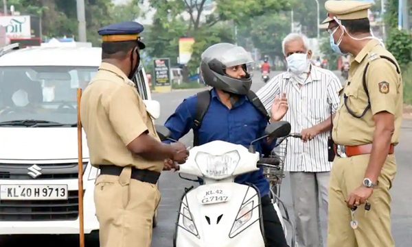 2383 lock down violation cases reported in kerala today