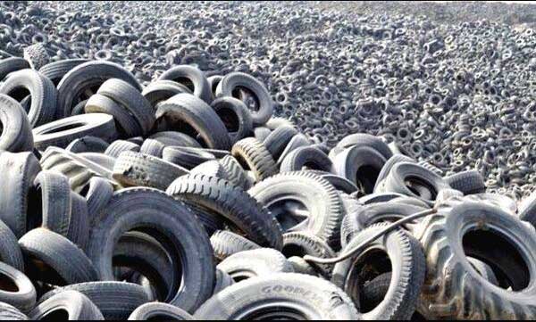 tyre dumping yard
