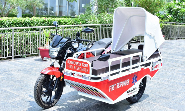 hero-motocrop-hand-over-four-first-responder-bikes-for-hospitals