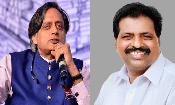 kodikunnil suresh against sasi tharoor 