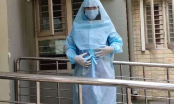 rani rampal came to buy khelratna award wearing ppe kit 