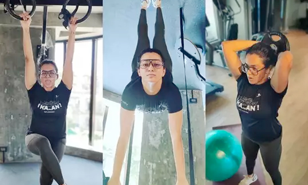 parvathy workout photos