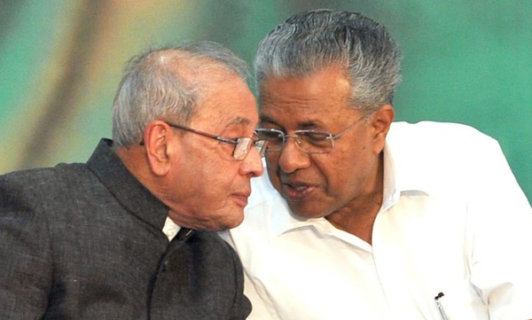 Pinarayi mourns death of  Pranab Mukharji