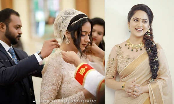 miya george ashwin Philip got married  wedding photos videos 
