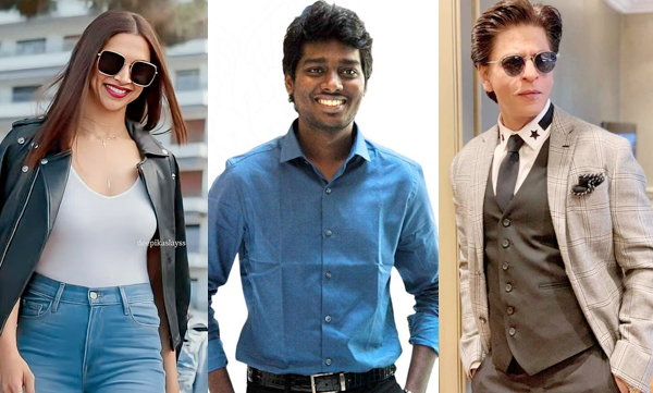 atlee bollywood mas entertainer shah rukh khan and deepika 