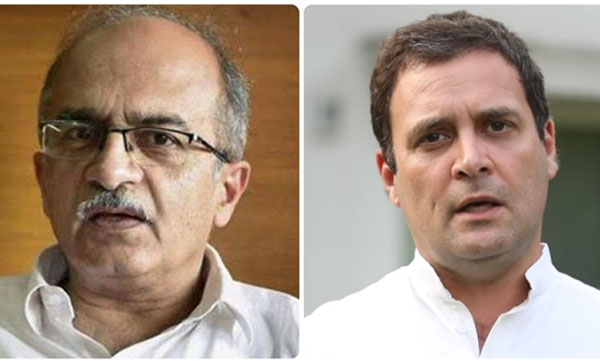 Rahul Gandhi on Prashant Bhushan's revelation