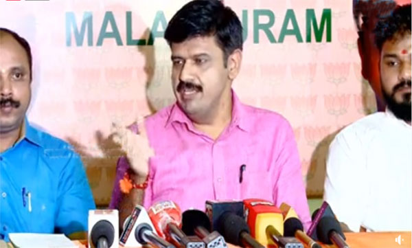 bjp spokesman Sandeep G. Varier  on gold smuggling issue