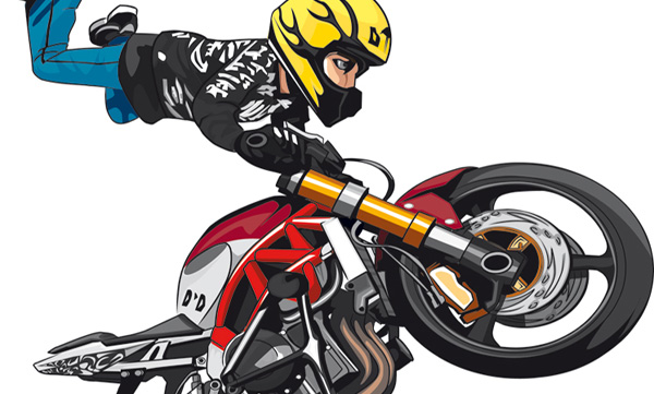 bike stunt police arrested six youngesters 