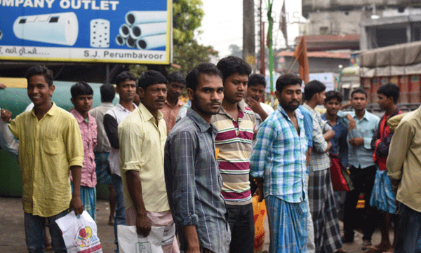 police search in bengalis camps in perumbavoor 