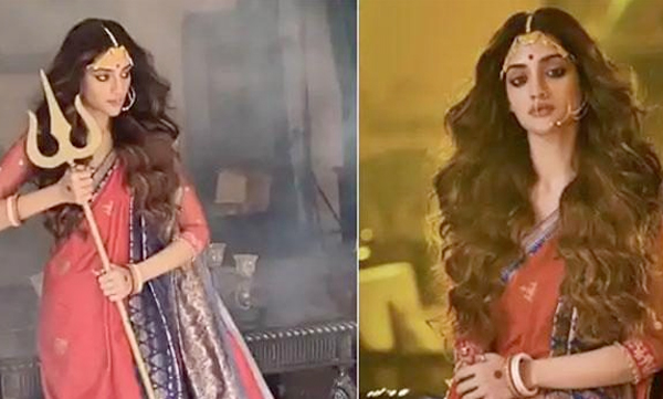 trinamool mp nusrat jahan threatened for social media photos dressed as goddess durga