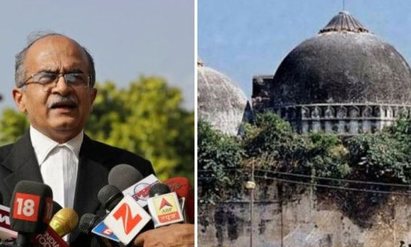 prasanth bhooshan's response in ayodhya case