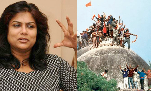 actress ranjini about babri masjid 
