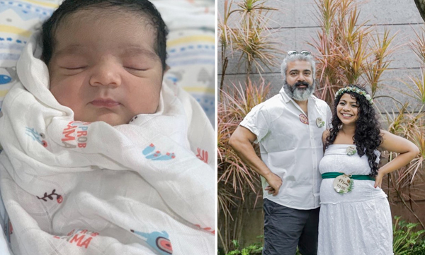 actor jinu joseph blessed with a baby boy