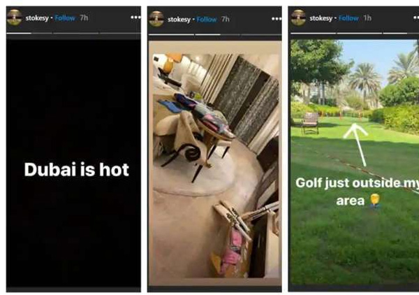 ben stokes joined with rajasthan royals in dubai 