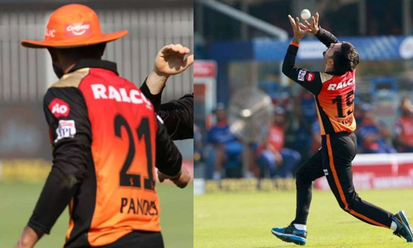 stunning catch by maneesh pandey and rasheedh khan