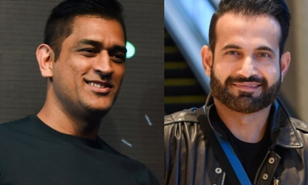 irfan pathan against ms dhoni