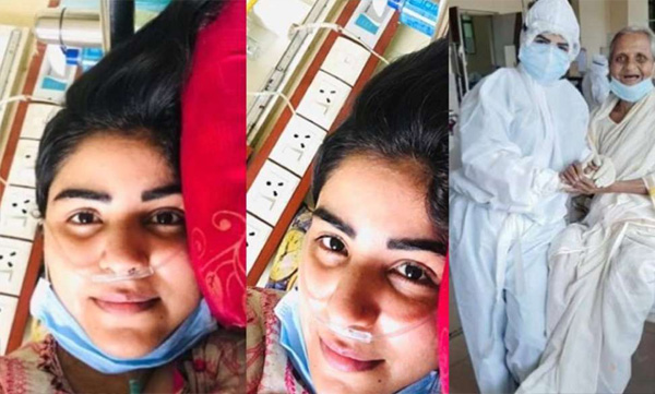 shika malhotra actress confirmed with covid after treating covid patience