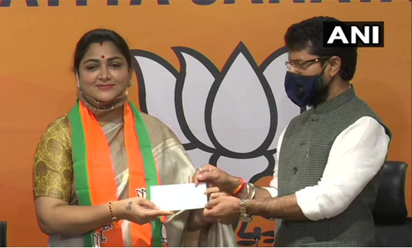 Khusbu gives clean chit to PM in Rafel, PM cares scams 