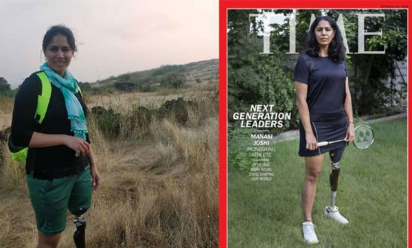 time magazine cover para athlete manasi joshi