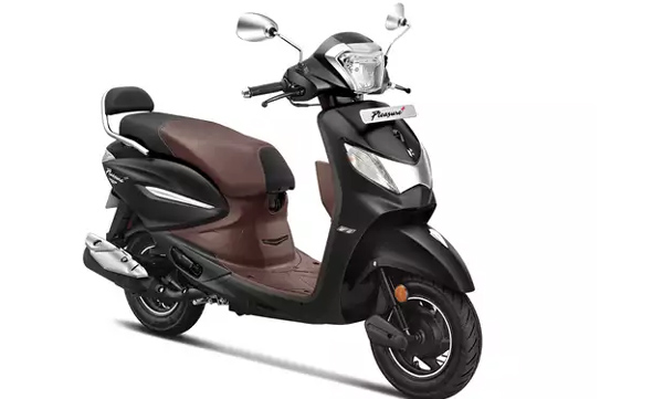 hero pleasure plus platinum edition launched retro styled scooter