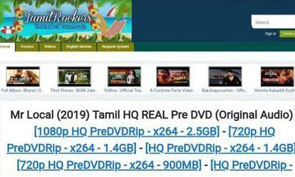 Tamil rockers blocked permanently