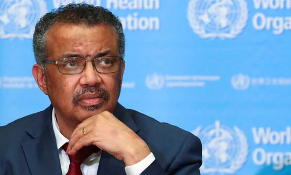 WHO chief in self isolation 